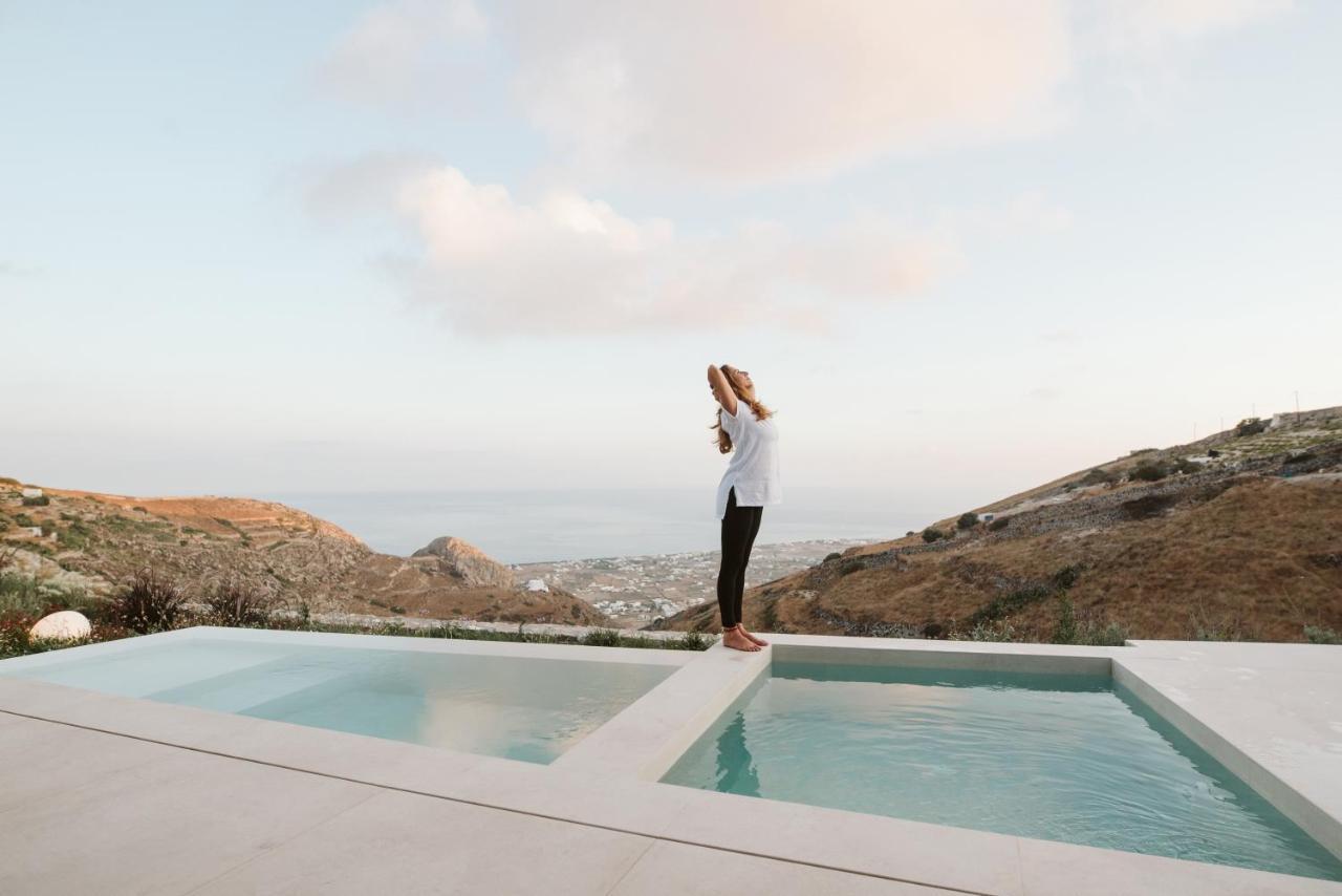 Villa Santorini Sky, The Retreat Pýrgos Exterior foto